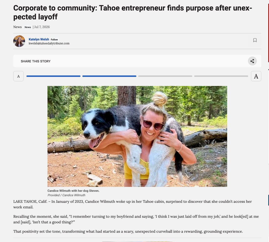 Tahoe Dog Co. Featured in the Tahoe Daily Tribune (July 2026)