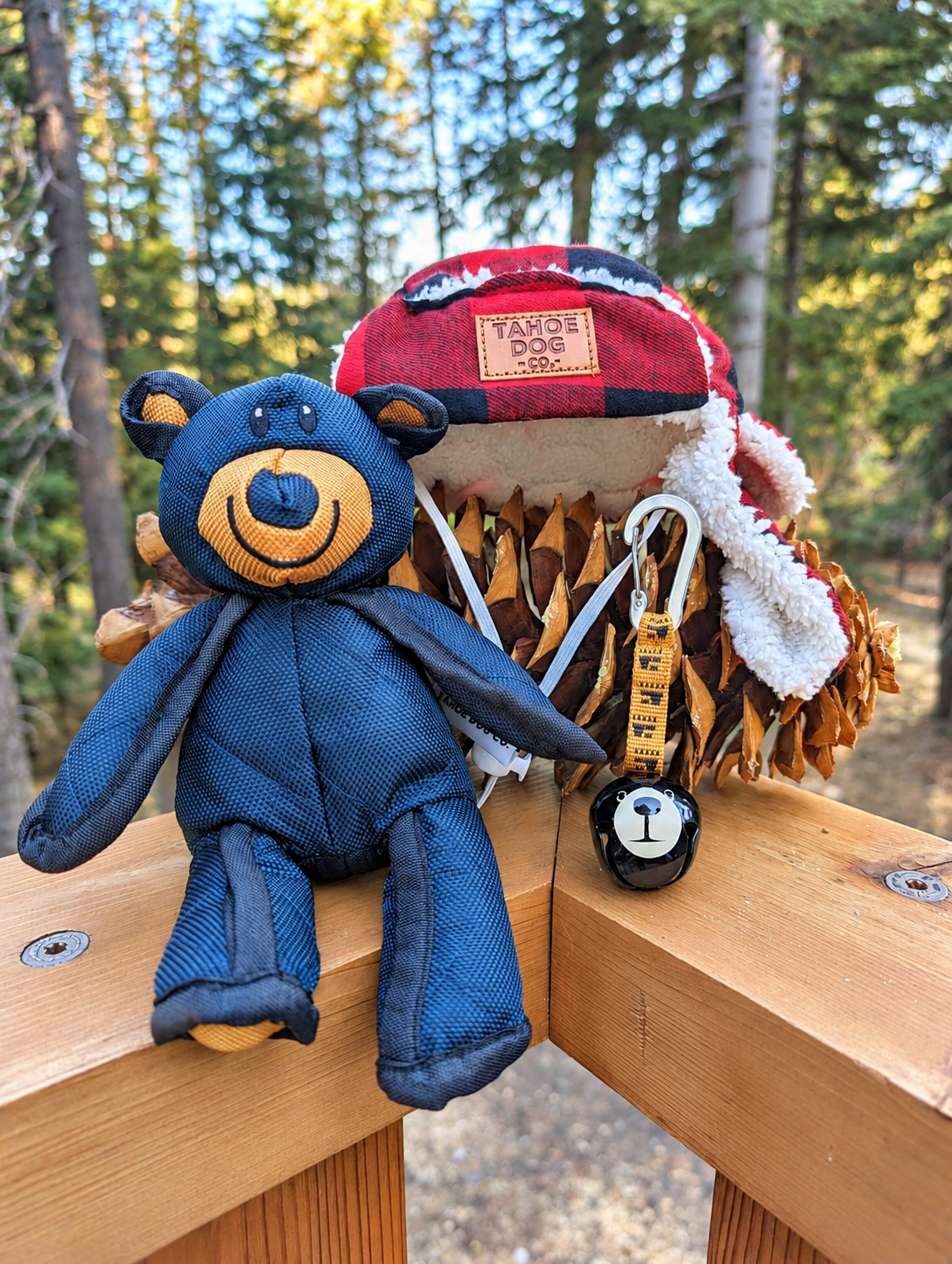 Winter Adventure Bundle - Trapper Hat, Trail Bell, and Bear Toy