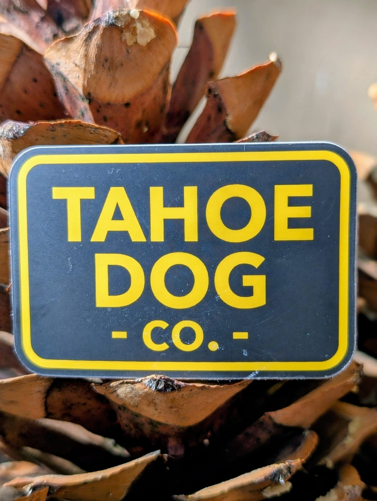 Tahoe Dog Co. logo decal (three sizes)
